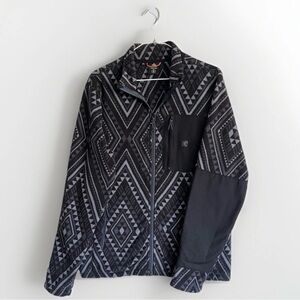 Roark Black and Gray Patterned Jacket